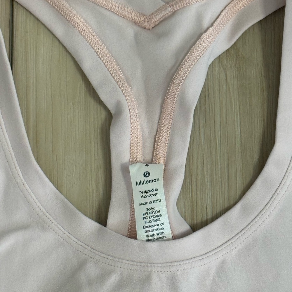 NWT Lululemon Cool Racerback Tank Nulu Size 4 - Picture 4 of 5